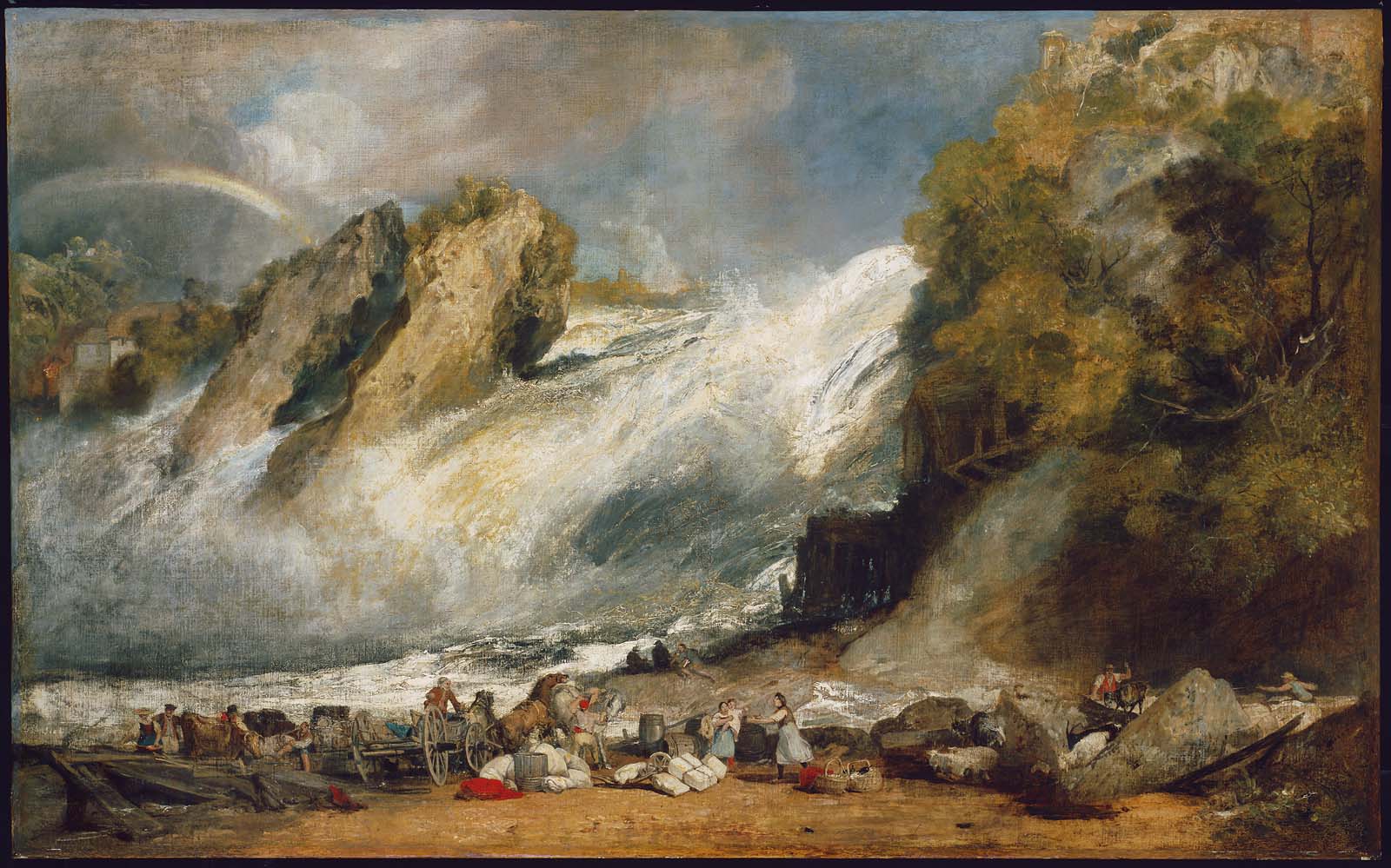 Fall of the Rhine at Schaffhausen by J. M. W. Turner, Museum of Fine Arts Boston accession 13.2723